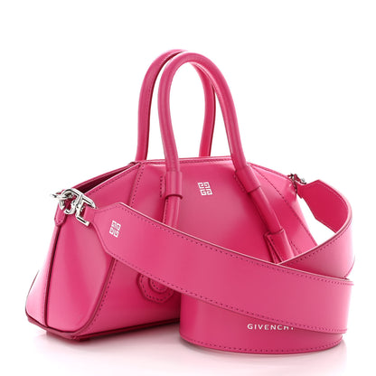 Givenchy Box Calfskin Mini Antigona Stretch Neon Pink 3 of 9