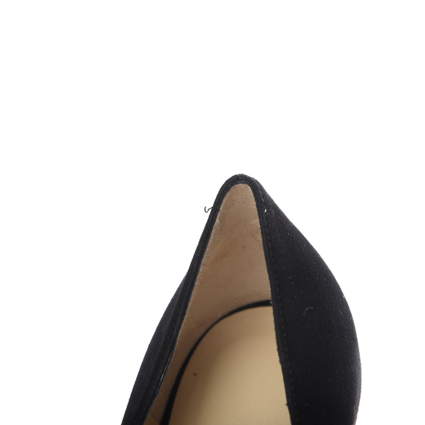 Suede Pointy Toe Romy 60 Pumps 36.5 Black