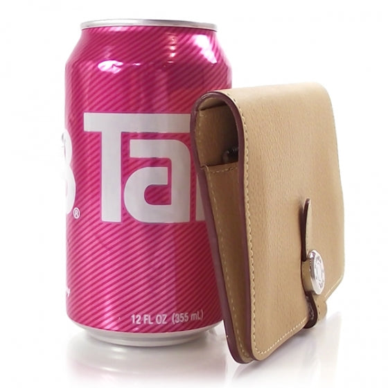 Evergrain Calfskin Dogon Wallet Biscuit