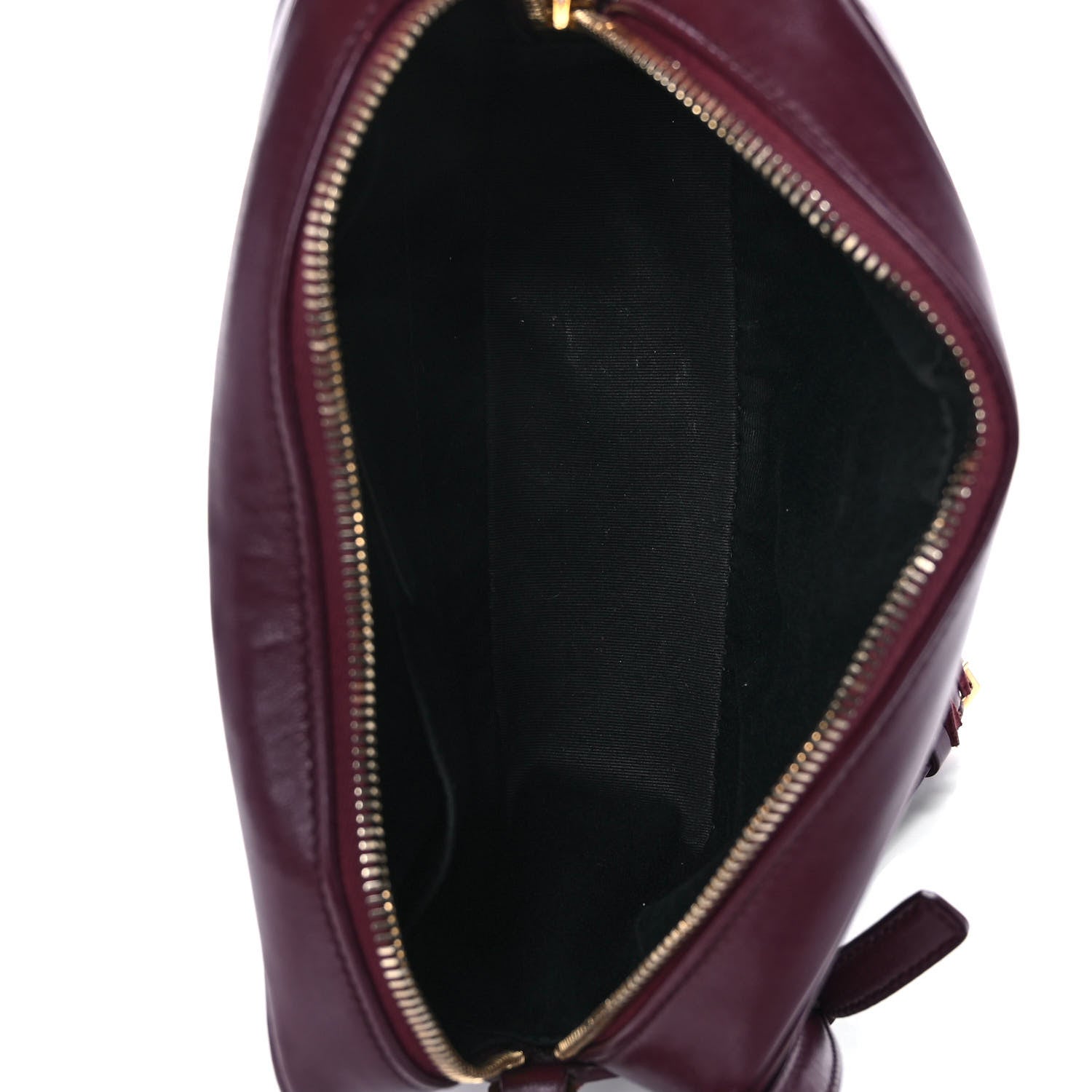 Saint Laurent Calfskin Matelasse Monogram Lou Camera Bag Dark Legion Red 5 of 12