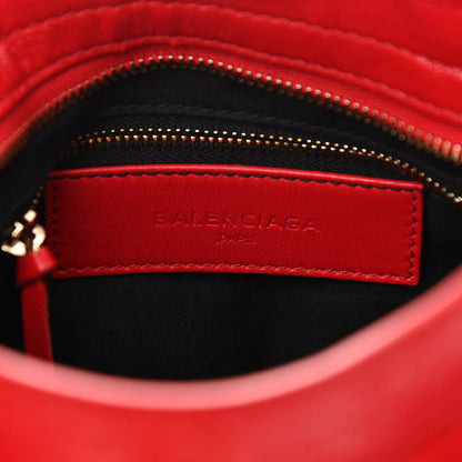 Balenciaga Chevre Gold Metallic Edge Hardware Mini City Rouge Grenade 6 of 11