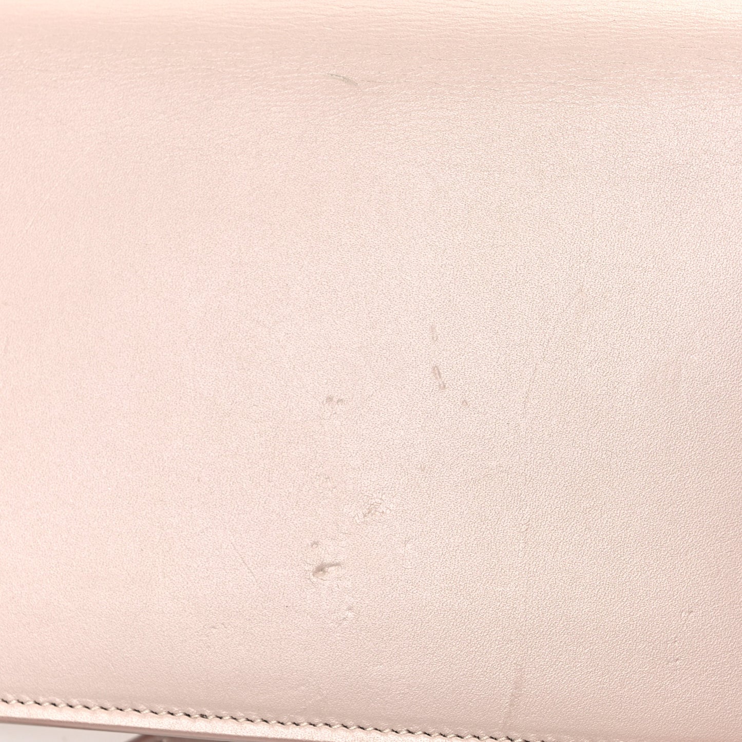 Smooth Calfskin Classic Monogram Kate Tassel Chain Wallet Marble Pink