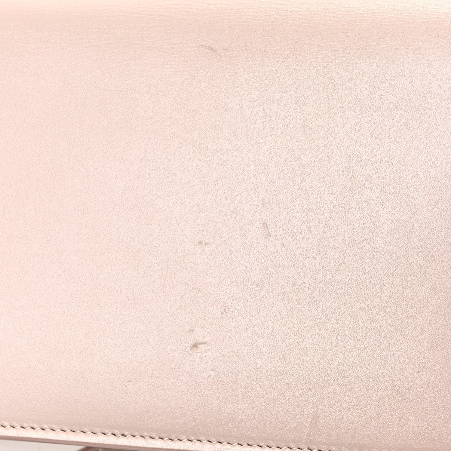 Saint Laurent Smooth Calfskin Classic Monogram Kate Tassel Chain Wallet Marble Pink 13 of 13