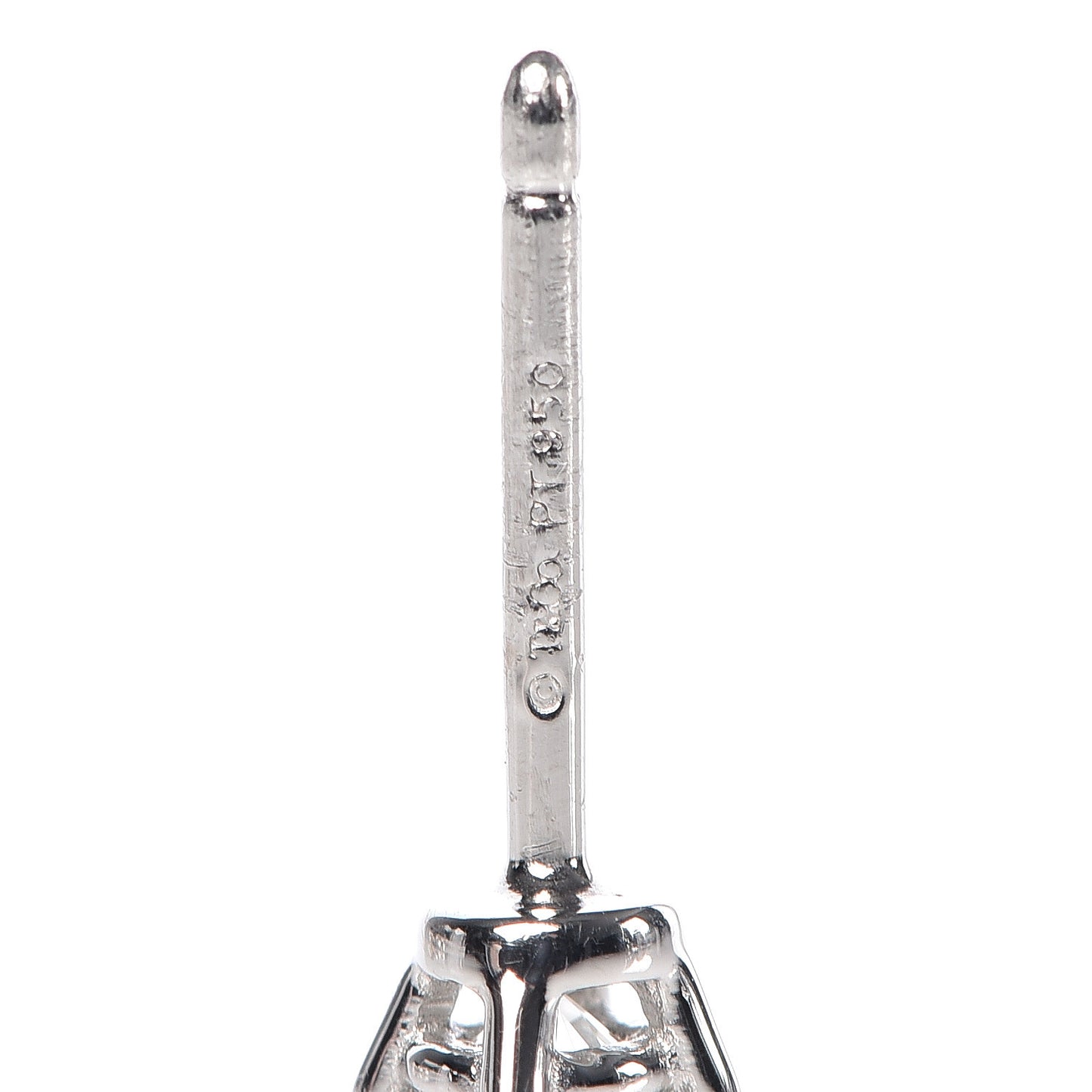 Platinum Diamond .22ctw Solitaire Earrings