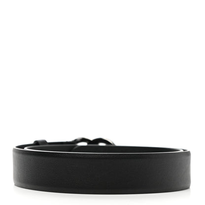 Chanel Calfskin Pearl Crystal CC Belt 75 30 Black 2 of 8