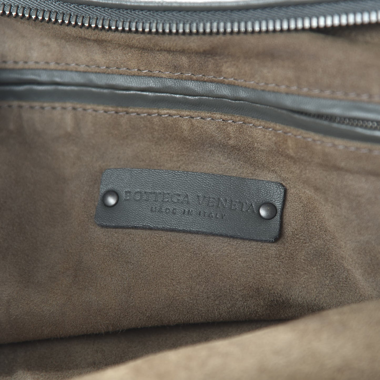 Nappa Intrecciato Maxi Convertible Tote Grey