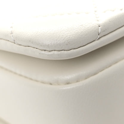 Chanel Lambskin Quilted Mini Trendy CC Dual Handle Flap Bag White 11 of 13