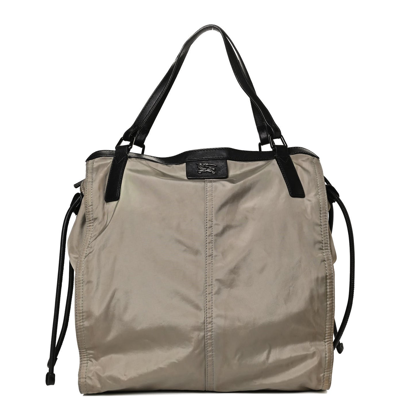 Nylon Buckleigh Packable Tote Bag Beige