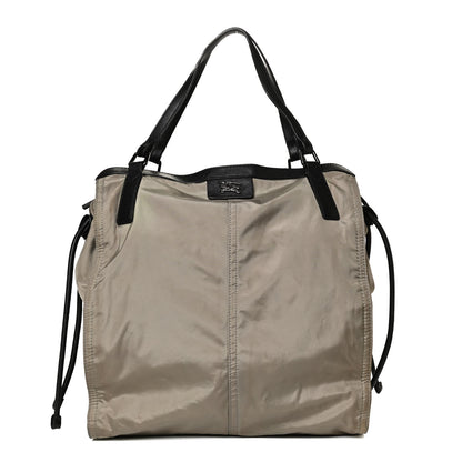 Burberry Nylon Buckleigh Packable Tote Bag Beige 1 of 14