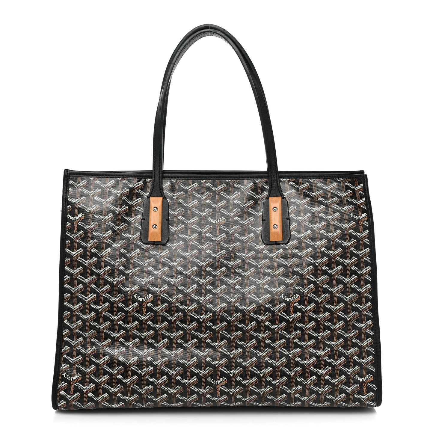 Goyardine Marquises Tote Black
