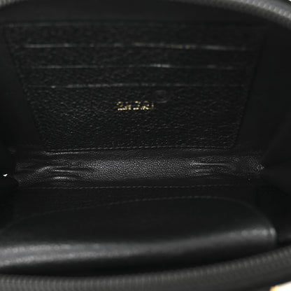 Gucci Suede Mini Bamboo Handle Bag Black 5 of 10