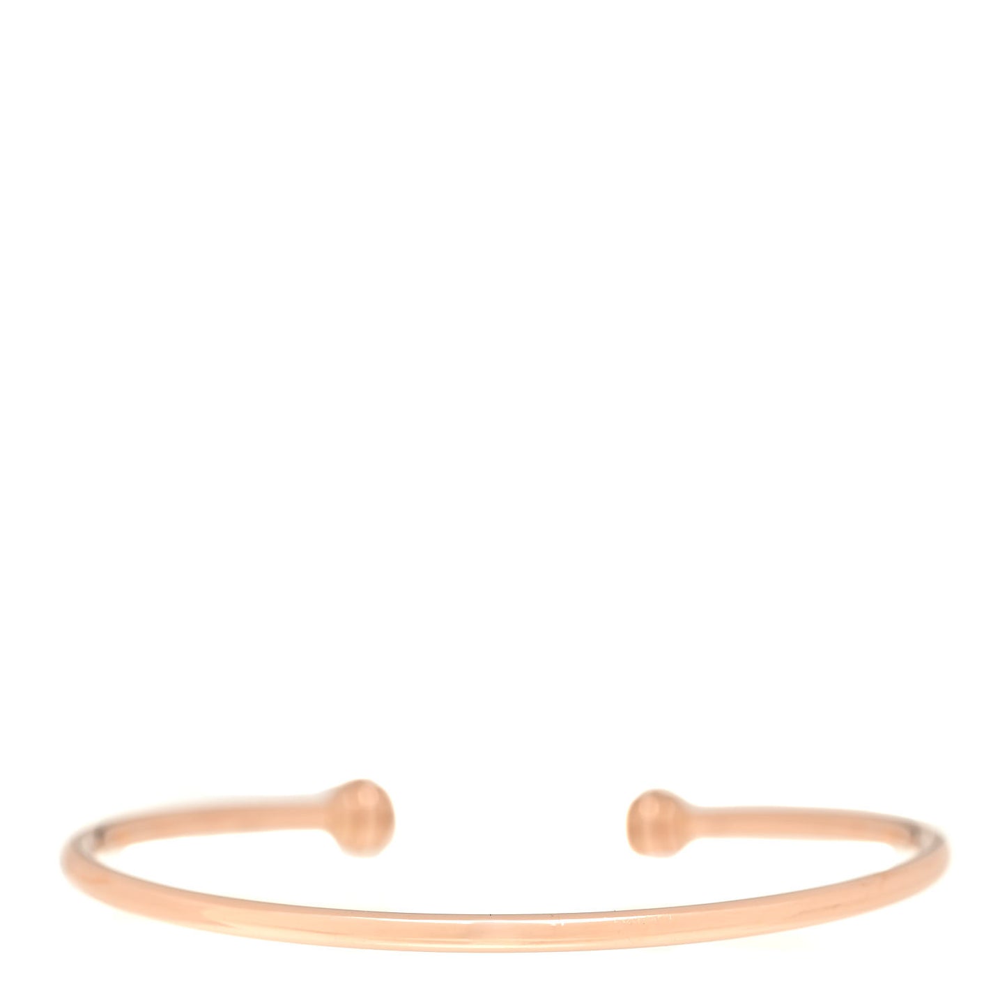 18K Rose Gold Possession Open Bangle Bracelet