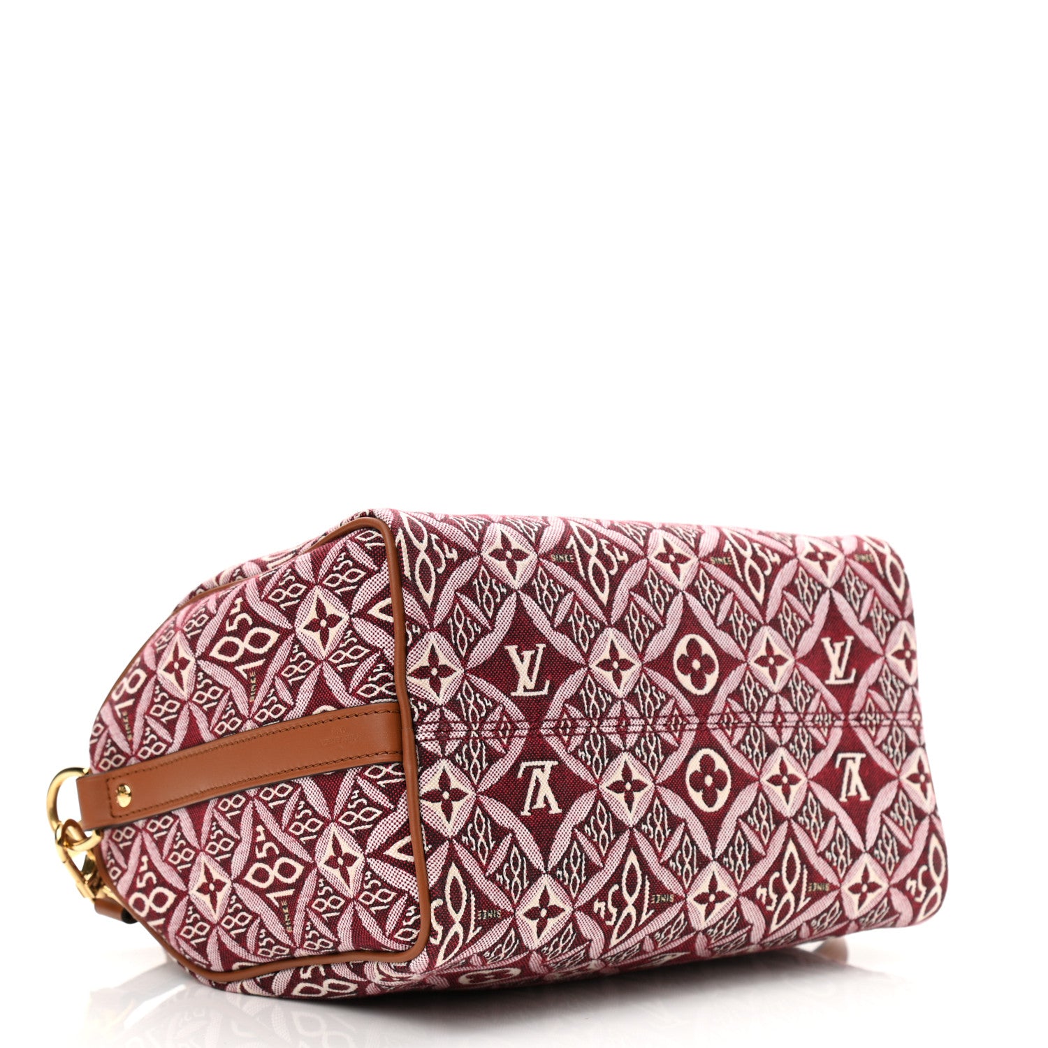 Louis Vuitton Jacquard Since 1854 Speedy Bandouliere 25 Bordeaux 4 of 10