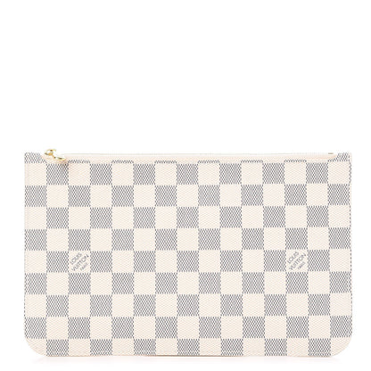 Louis Vuitton Damier Azur Neverfull MM GM Pochette 1 of 8