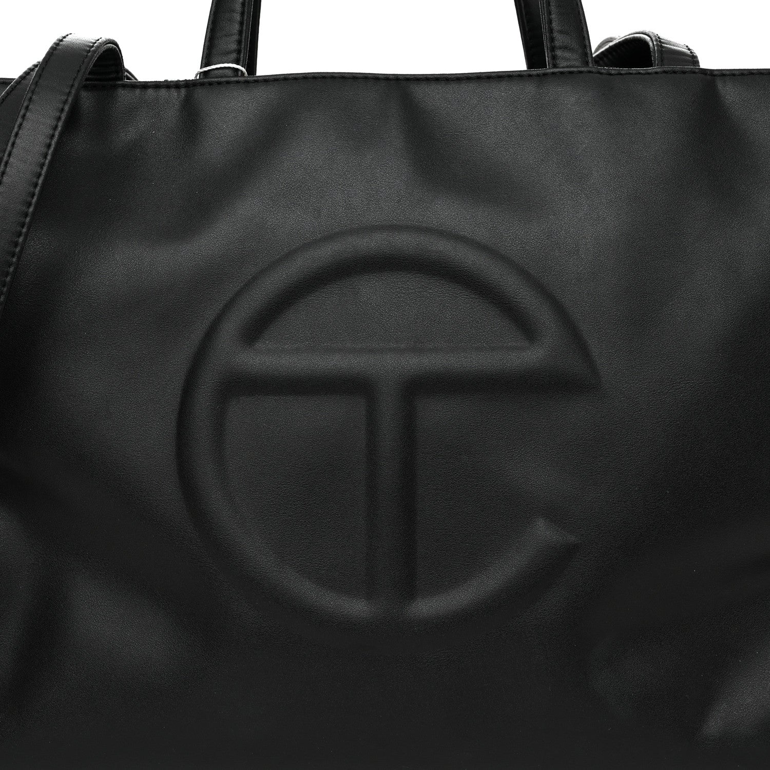 Telfar Vegan Leather Medium Shopping Bag Black 8 of 12