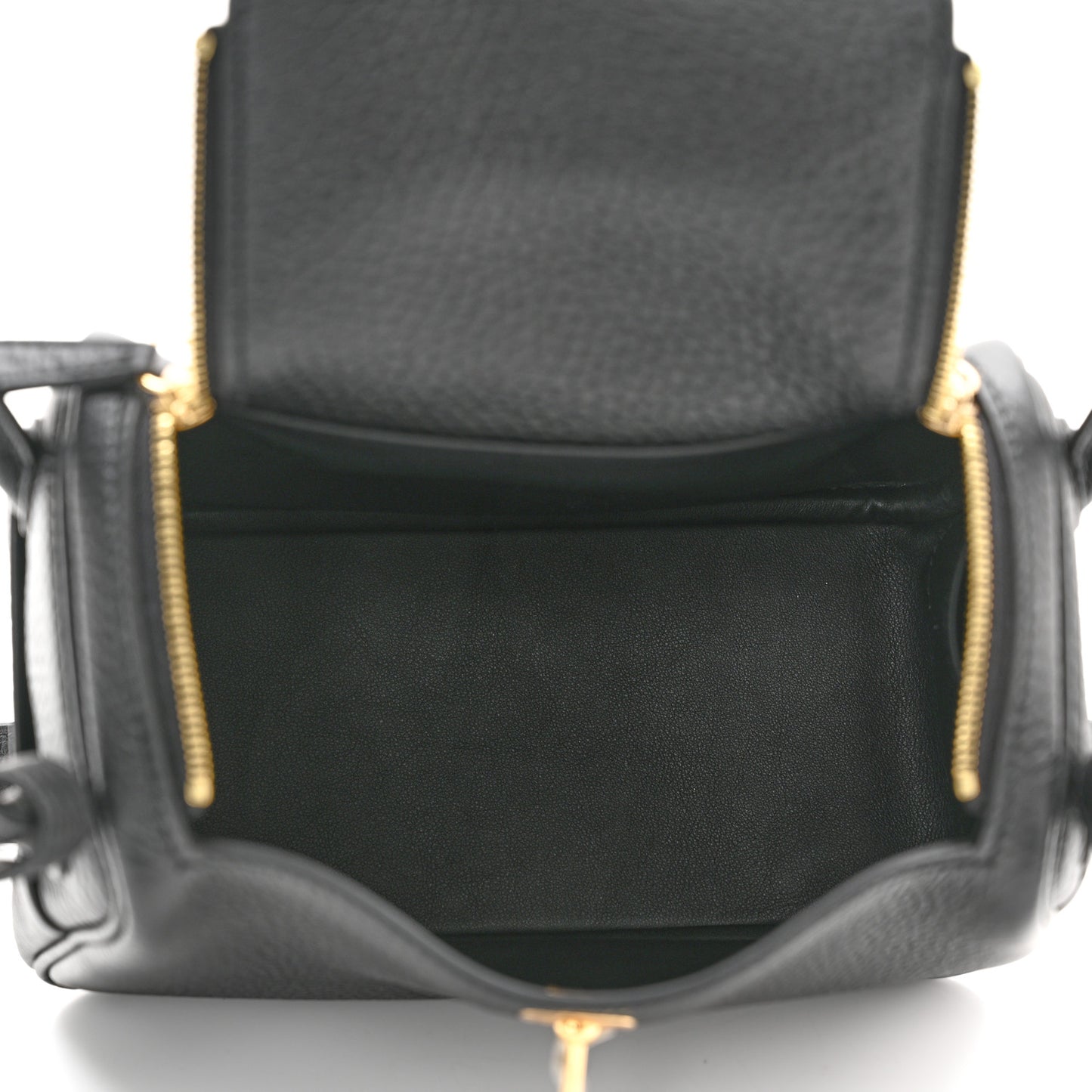 Taurillon Clemence Mini Lindy 20 Black