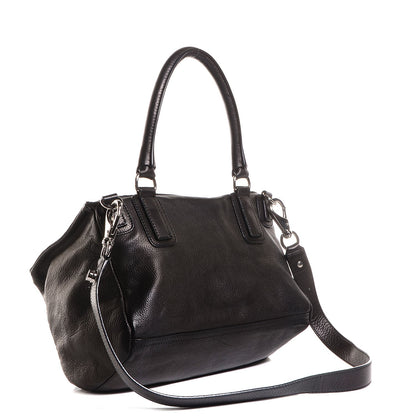 Givenchy Waxed Calfskin Medium Studded Pandora Black 3 of 9