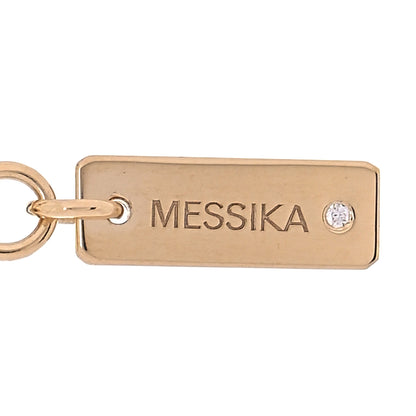 Messika 18K Yellow Gold Diamond LM Move Uno Pave Pendant Necklace 5 of 6