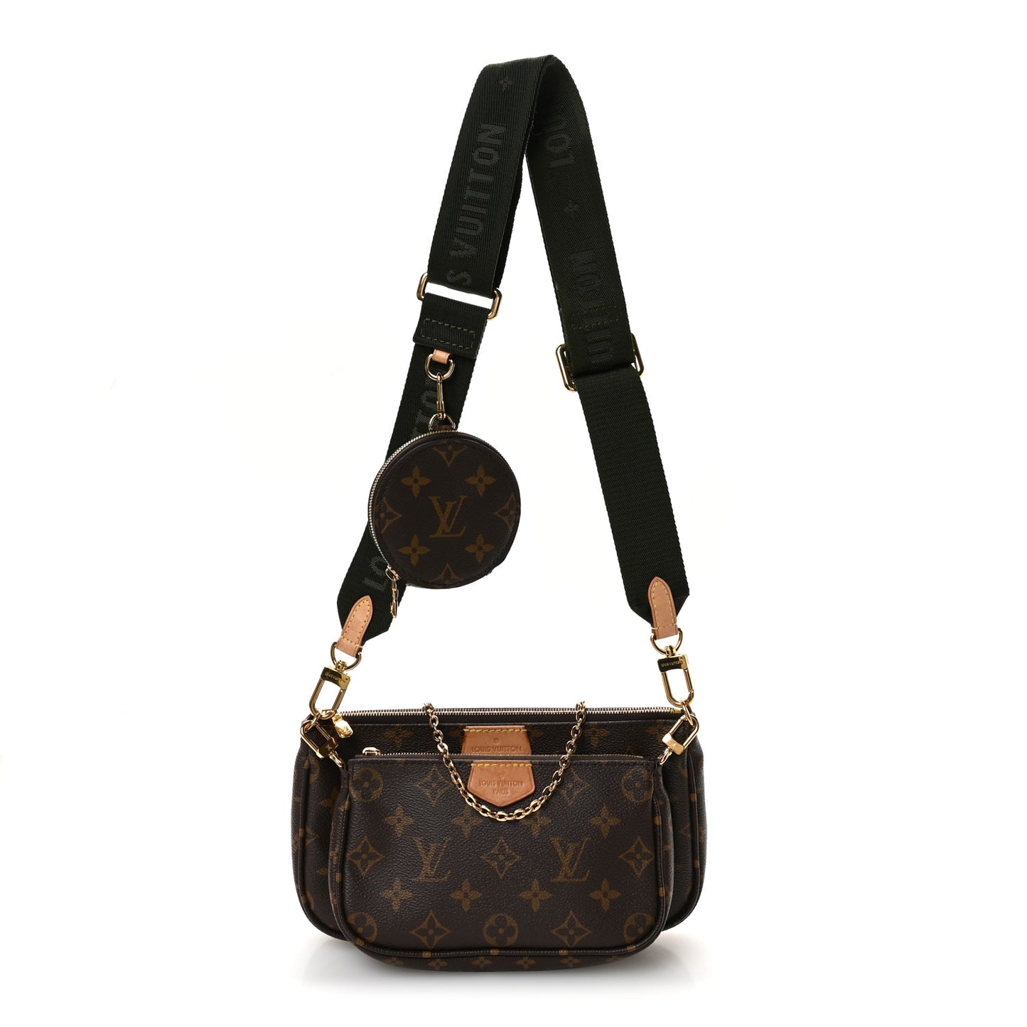 Monogram Multi Pochette Accessories Kaki