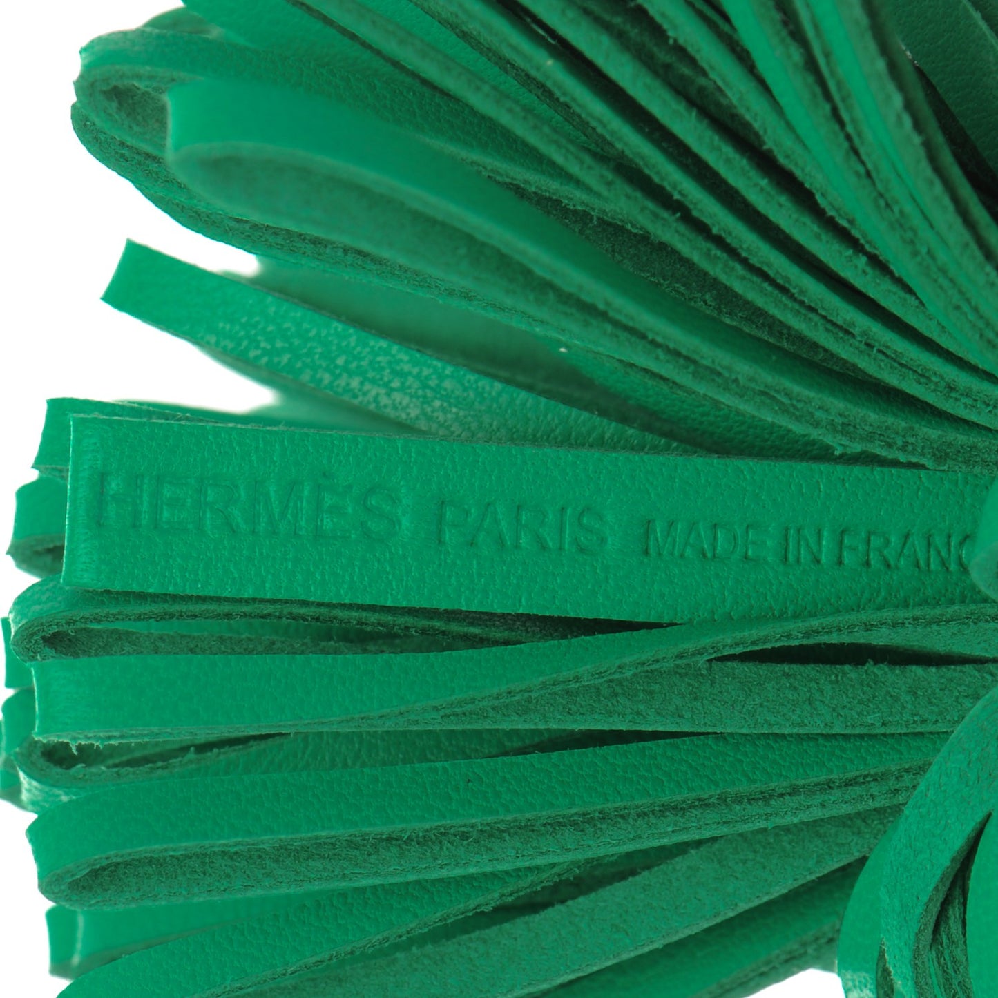 Lambskin Carmen Tassel Key Holder Menthe