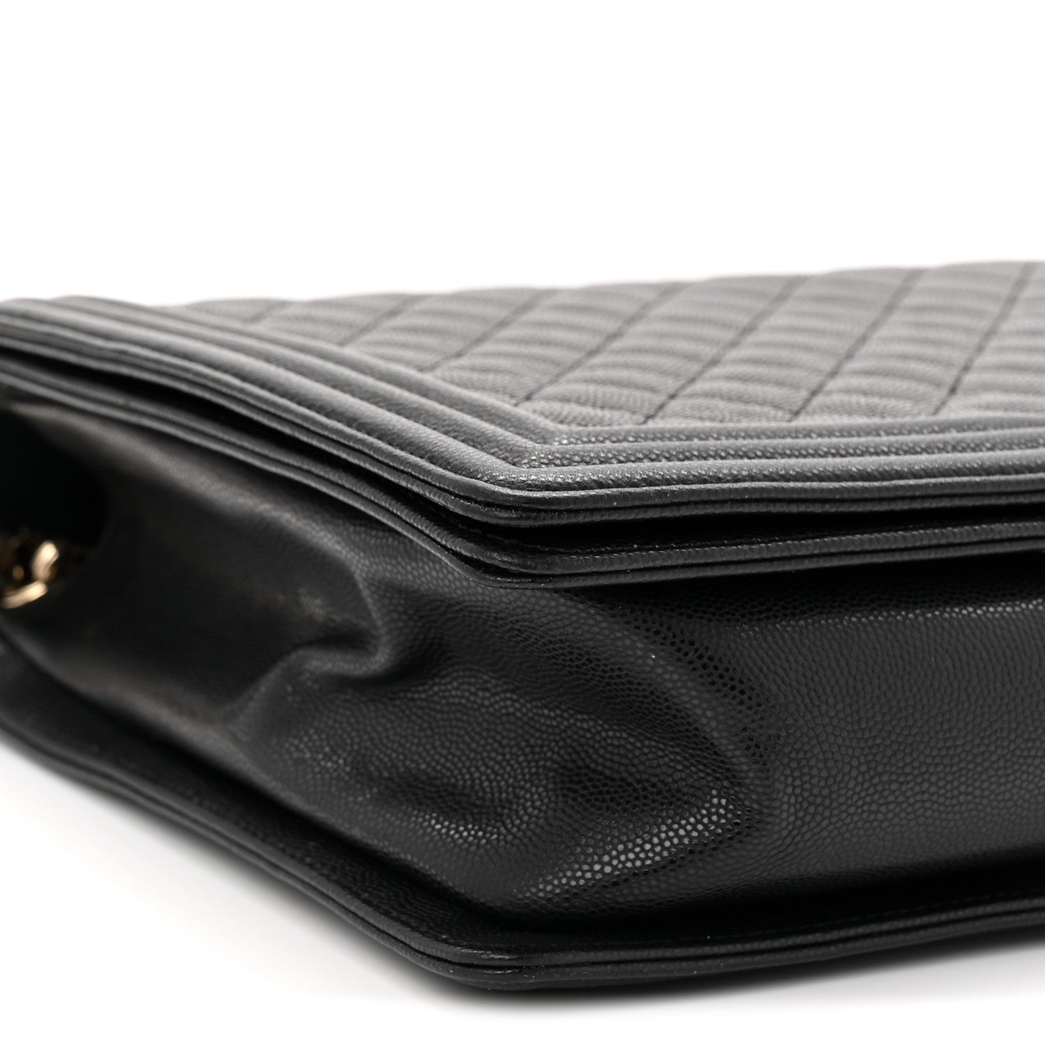 Chanel Caviar Quilted Large Boy Flap Black 9 of 10