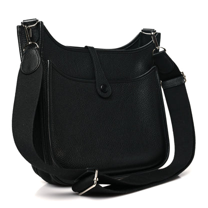 Hermes Taurillon Clemence Evelyne III PM Black 3 of 11