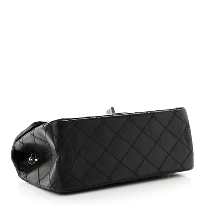 Chanel Aged Calfskin Quilted 2.55 Reissue Mini Flap Black 4 of 11