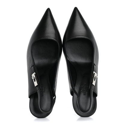 Hermes Nappa Lover 80 Pumps 39 Black 2 of 9