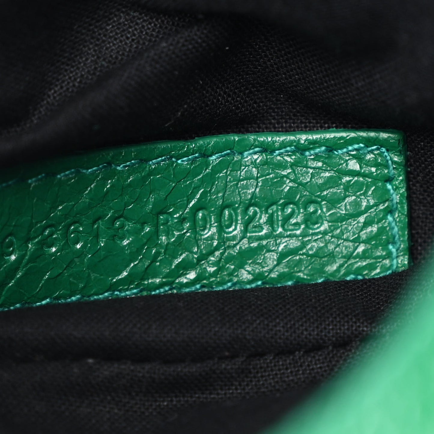 Agneau Arena Le Cagole Shoulder Bag XS Jade