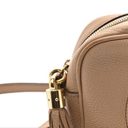 Gucci Pebbled Calfskin Small Soho Disco Bag Rose Beige 15 of 17