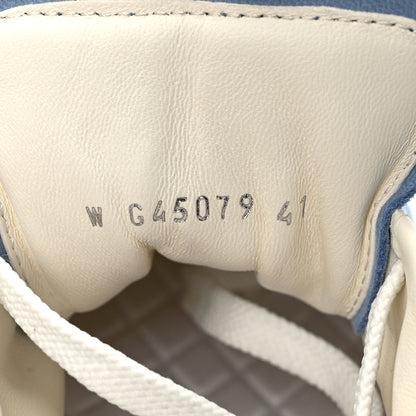 Chanel Suede Calfskin Womens CC Sneakers 41 Blue 8 of 8