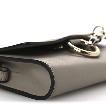 Chloe Suede Calfskin Mini Faye Shoulder Bag Motty Grey 9 of 13