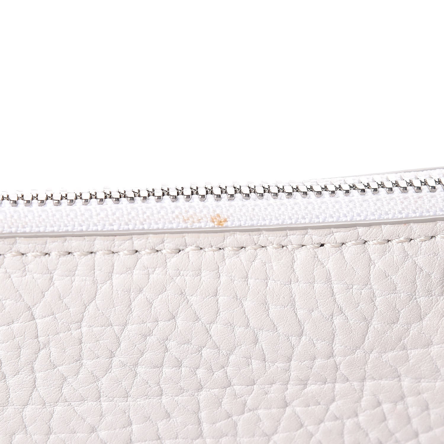 MCM Calfskin Studded Medium Crossbody White 13 of 13
