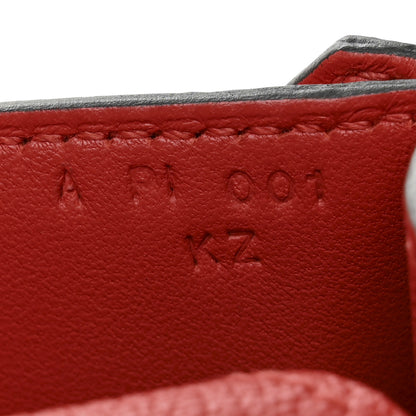 Hermes Chevre Mysore Mini Verrou Chaine Bag Rouge Tomate 7 of 12