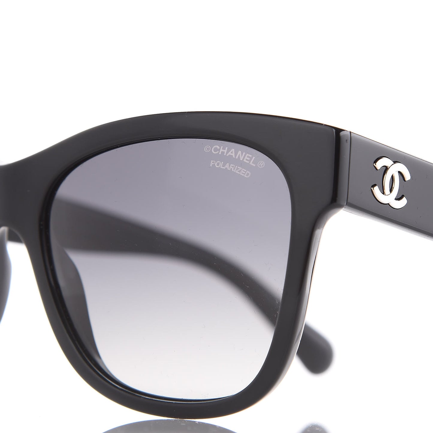 Polarized Square CC Sunglasses 5380 Black