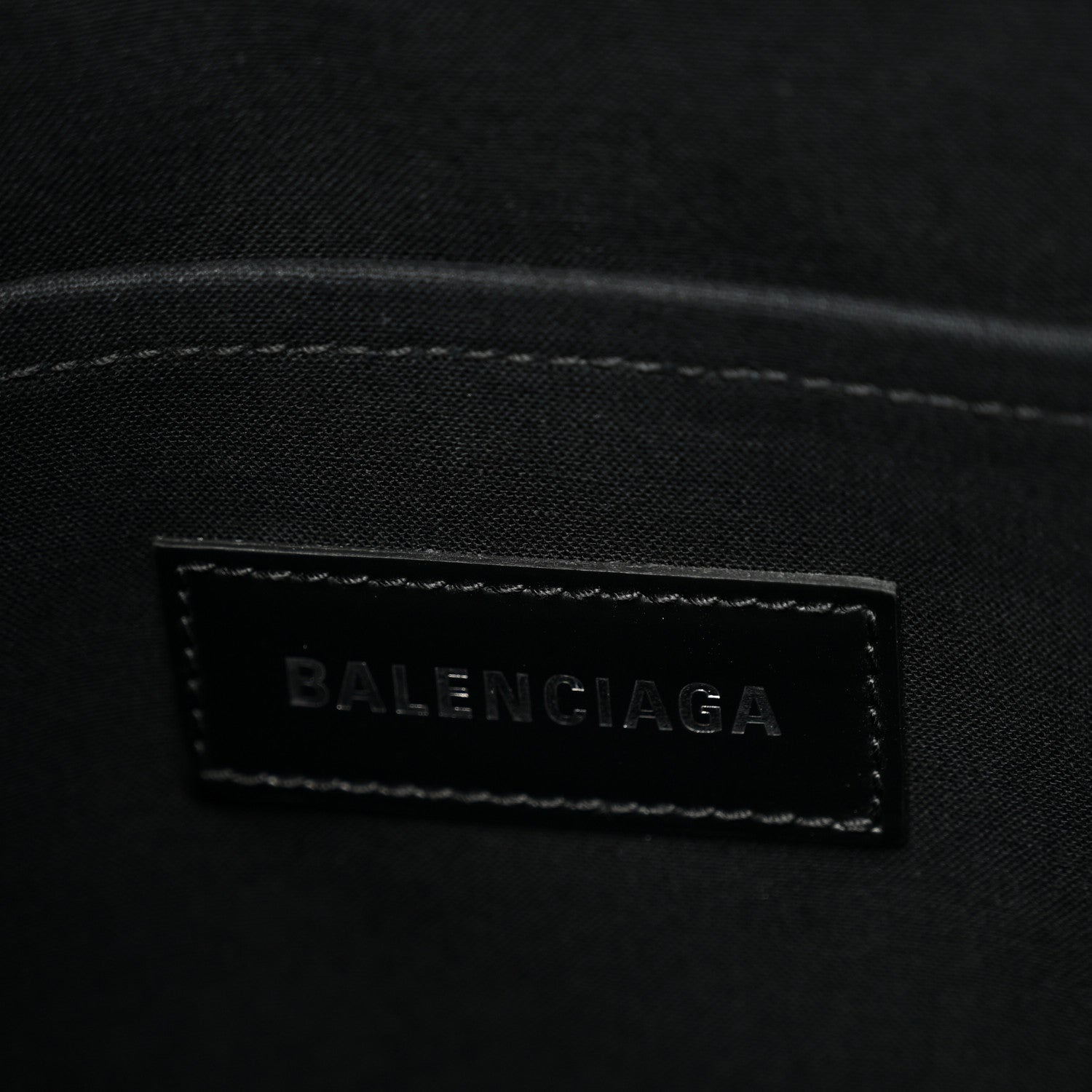 Balenciaga Washed Frayed Denim Logo Medium Hardware Tote Blue 6 of 12