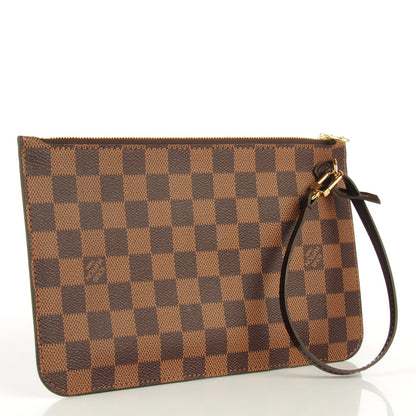 Louis Vuitton Damier Ebene Neverfull MM GM Pochette 3 of 8