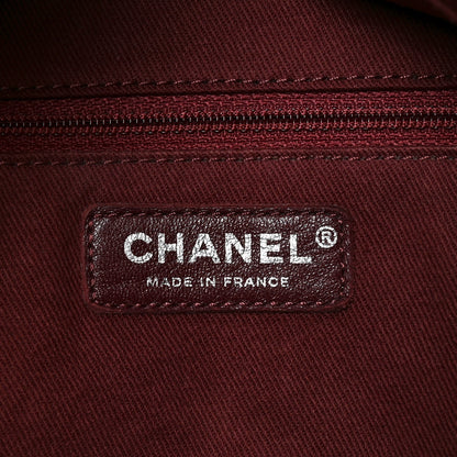 Chanel Crumpled Lambskin Quilted Large Tote Black 5 of 9