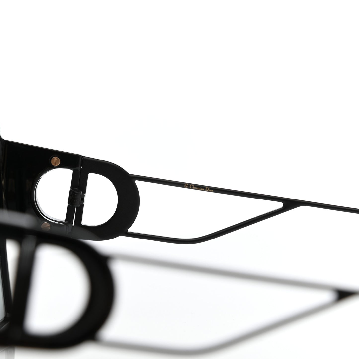 Square 30 Montaigne Sunglasses Black