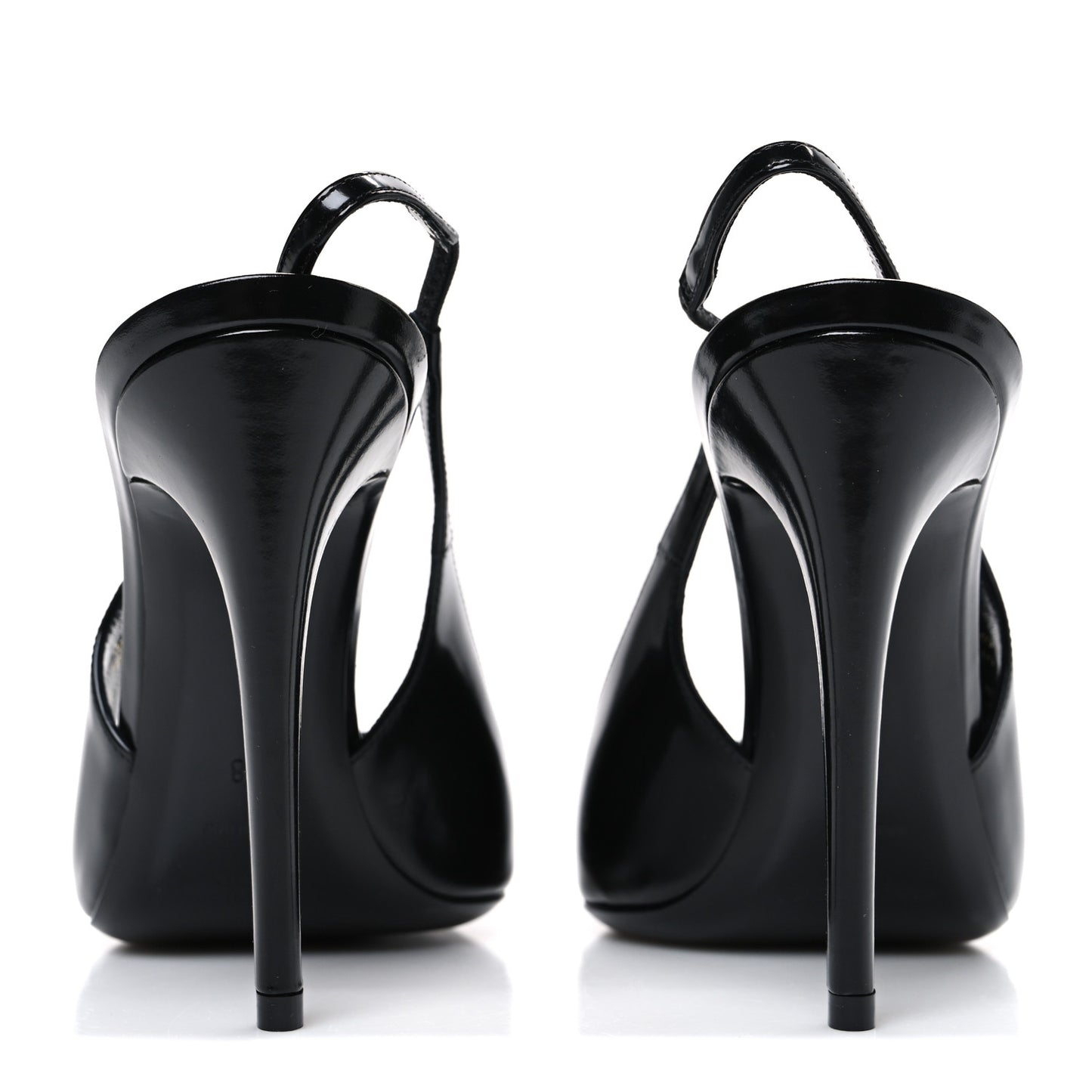 Patent Vendome Slingback Pumps 38 Black