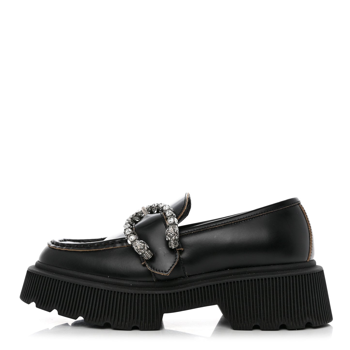 Cordovan Lux Dionysus Hunder Loafers 35.5 Black