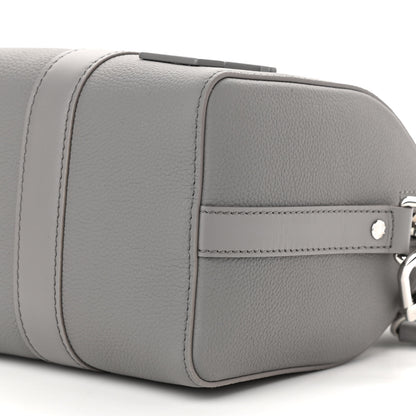 Louis Vuitton Grained Calfskin Aerogram City Keepall Gris 8 of 8
