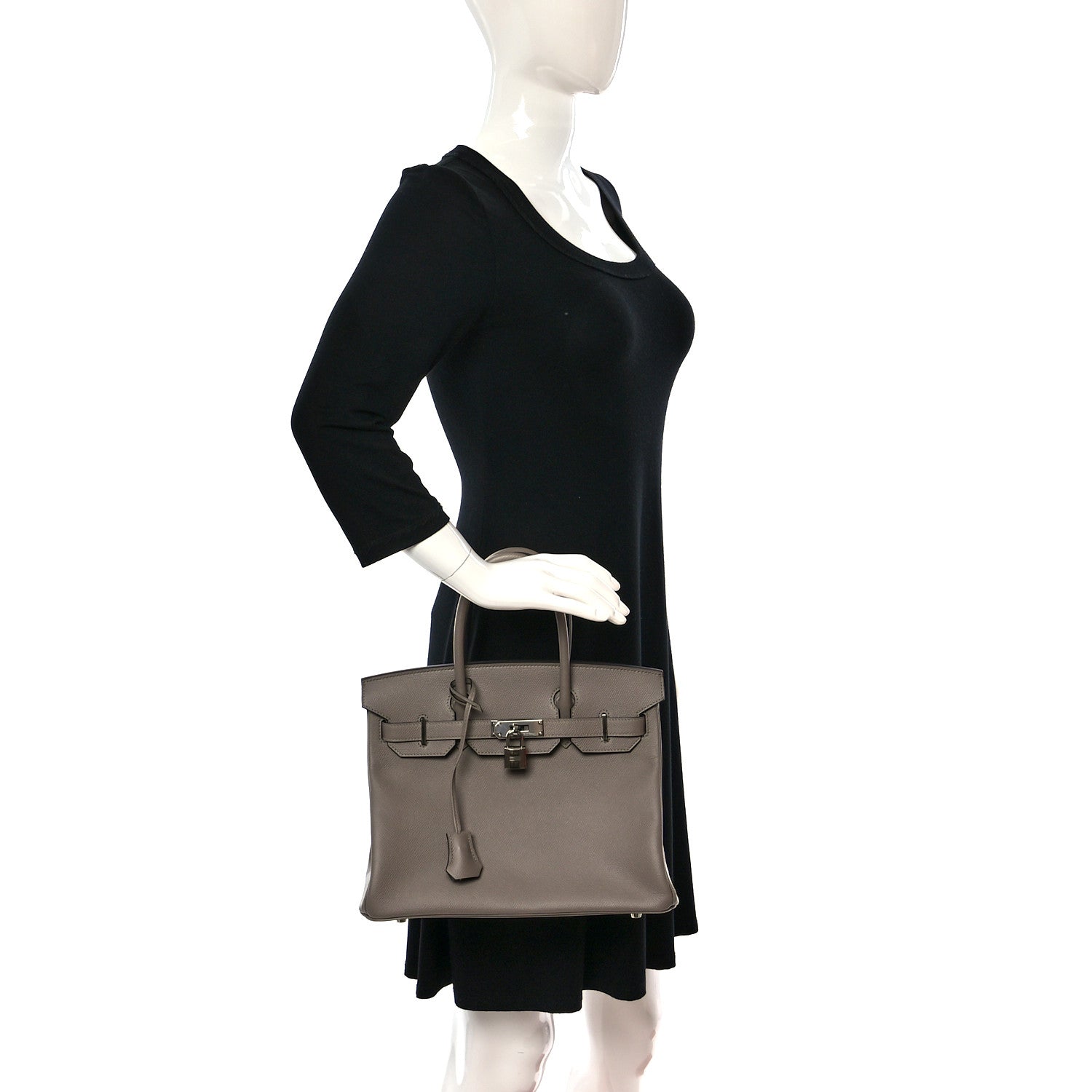 Hermes Epsom Birkin 30 Gris Asphalte 2 of 10