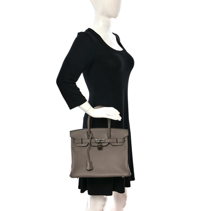 Hermes Epsom Birkin 30 Gris Asphalte 2 of 10