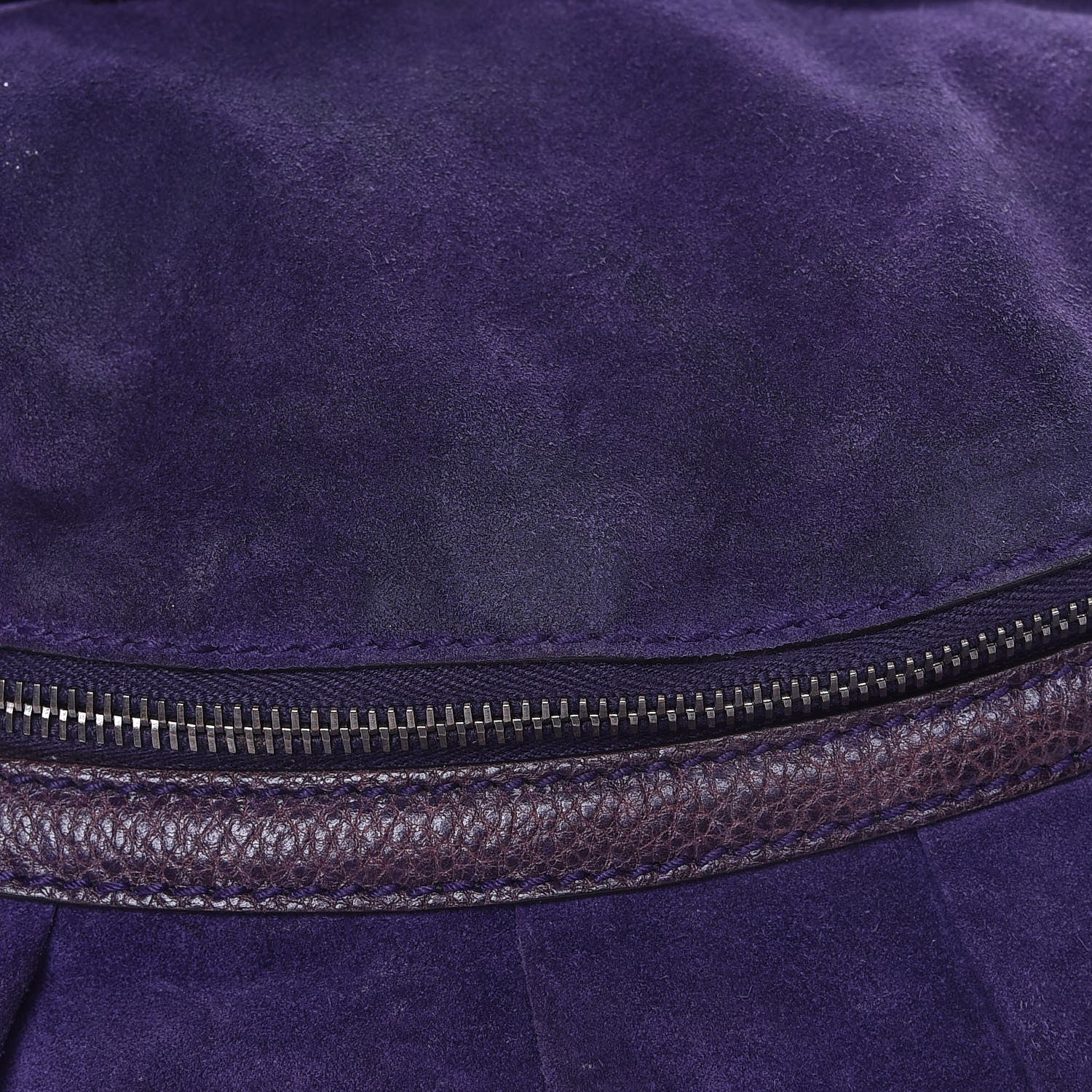 Gucci Suede Icon Bit Shoulder Bag Purple 10 of 11