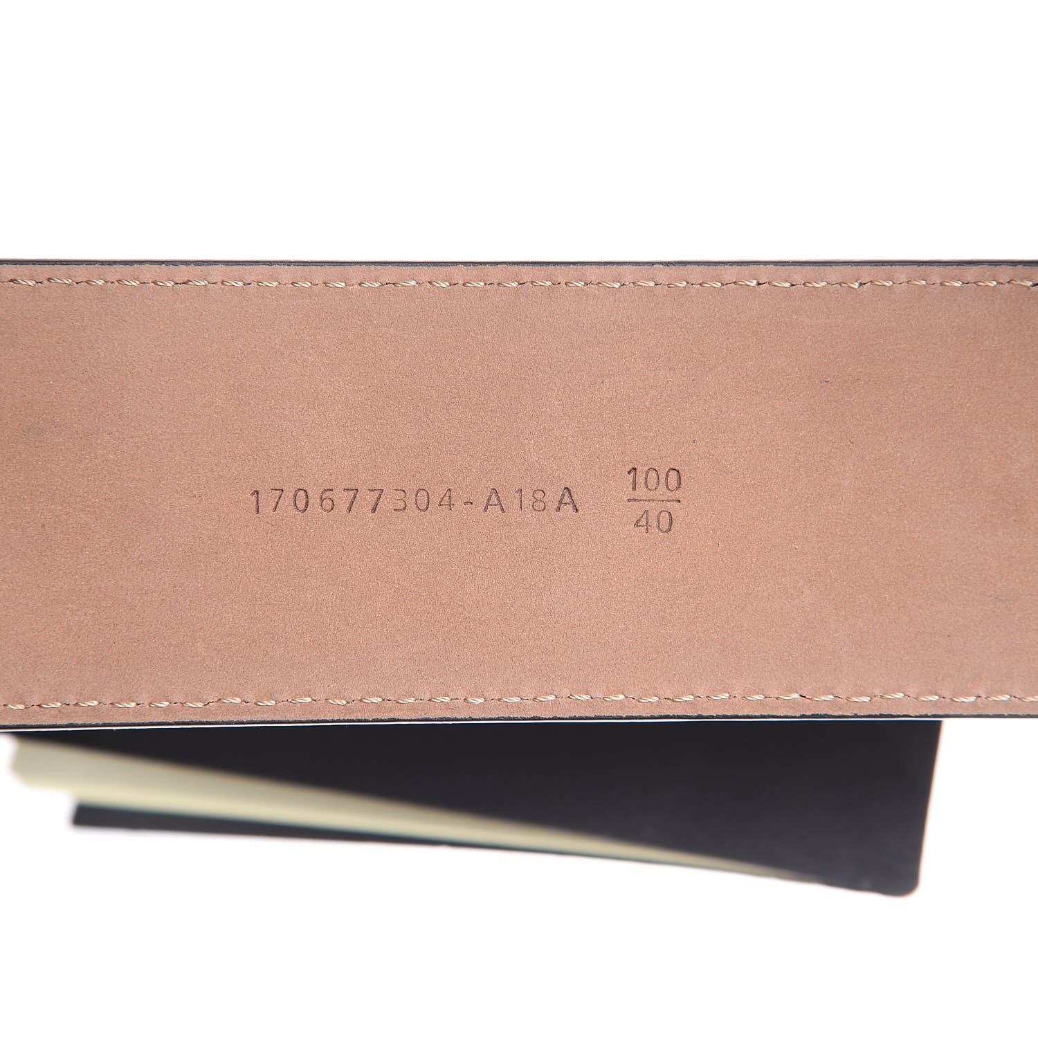Fendi Vitello Grace FF 1974 Embossed Belt 100 40 Black 7 of 7