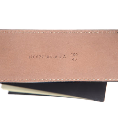 Fendi Vitello Grace FF 1974 Embossed Belt 100 40 Black 7 of 7