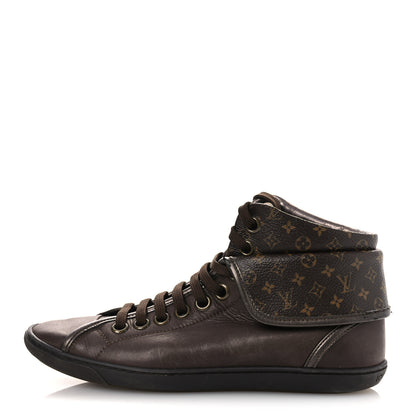 Louis Vuitton Calfskin Monogram Brea Sneaker 34.5 Brown 1 of 13