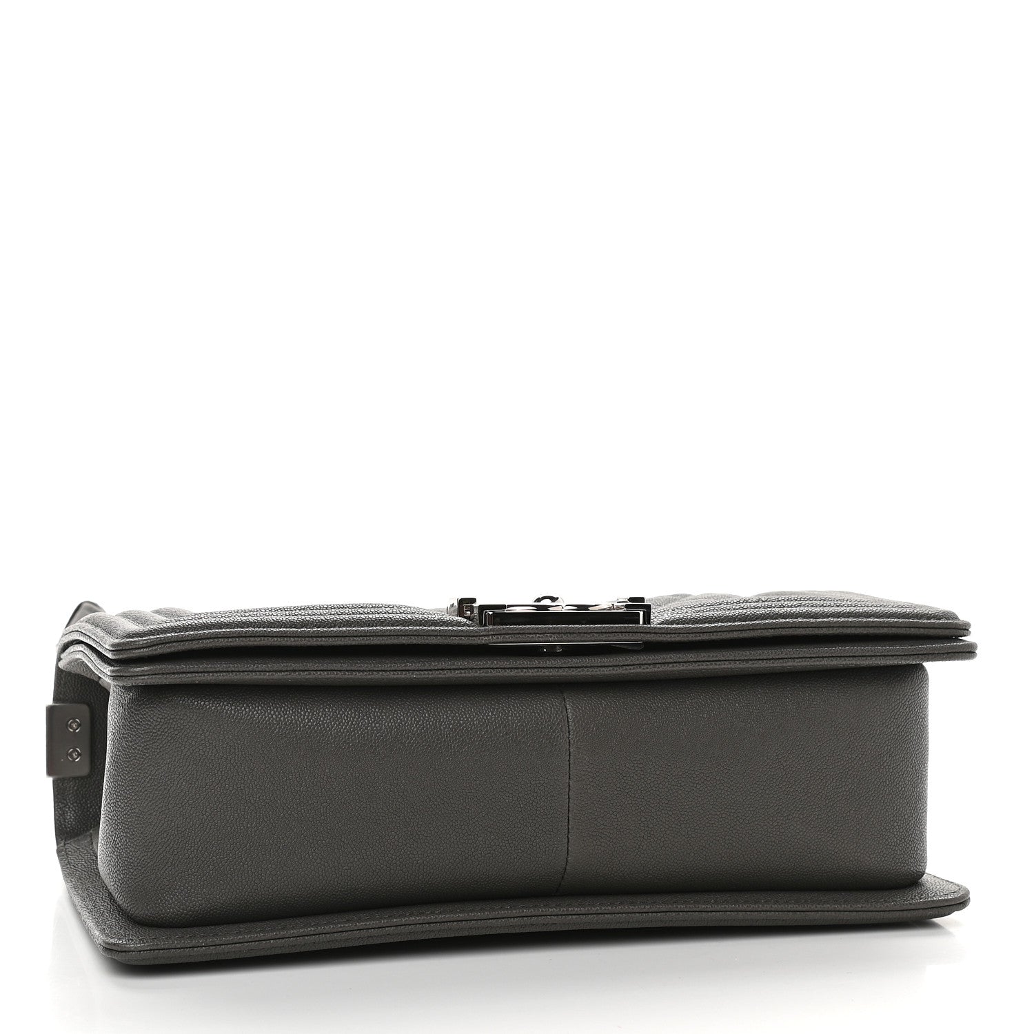 Chanel Caviar Quilted Medium Boy Flap Grey 4 of 9