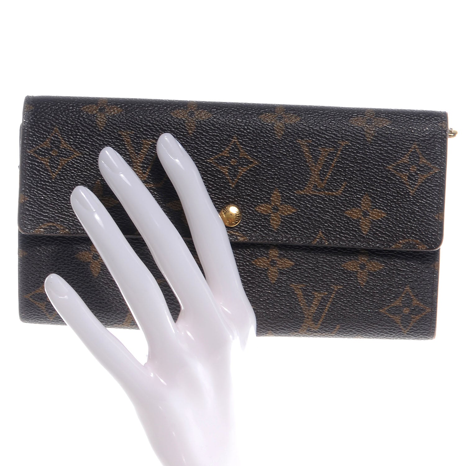 Louis Vuitton Monogram Sarah Wallet 2 of 7